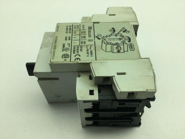 Moeller PKZM01-4 Circuit Breaker 5A 600VAC 3 Pole DIN Rail Mount