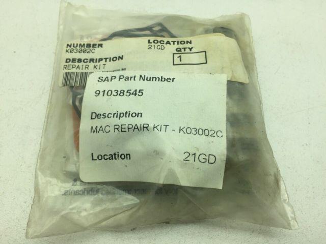 MAC Valves MAC Repair Kit K03002C, K-03002C lot of 2