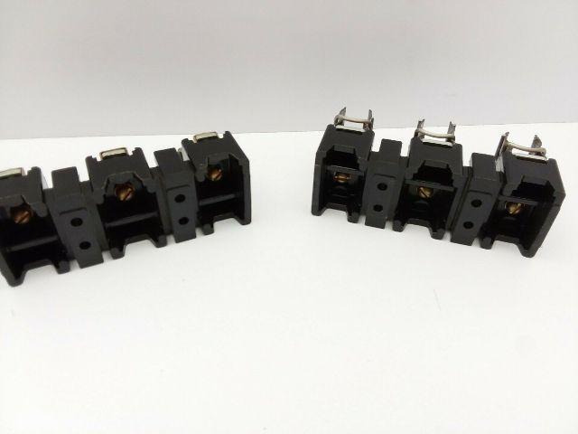 Allen Bradley 1491-N126 Series A, Fuse Block 3Pole 30Amp 600Volt Lot of 3 Sets o