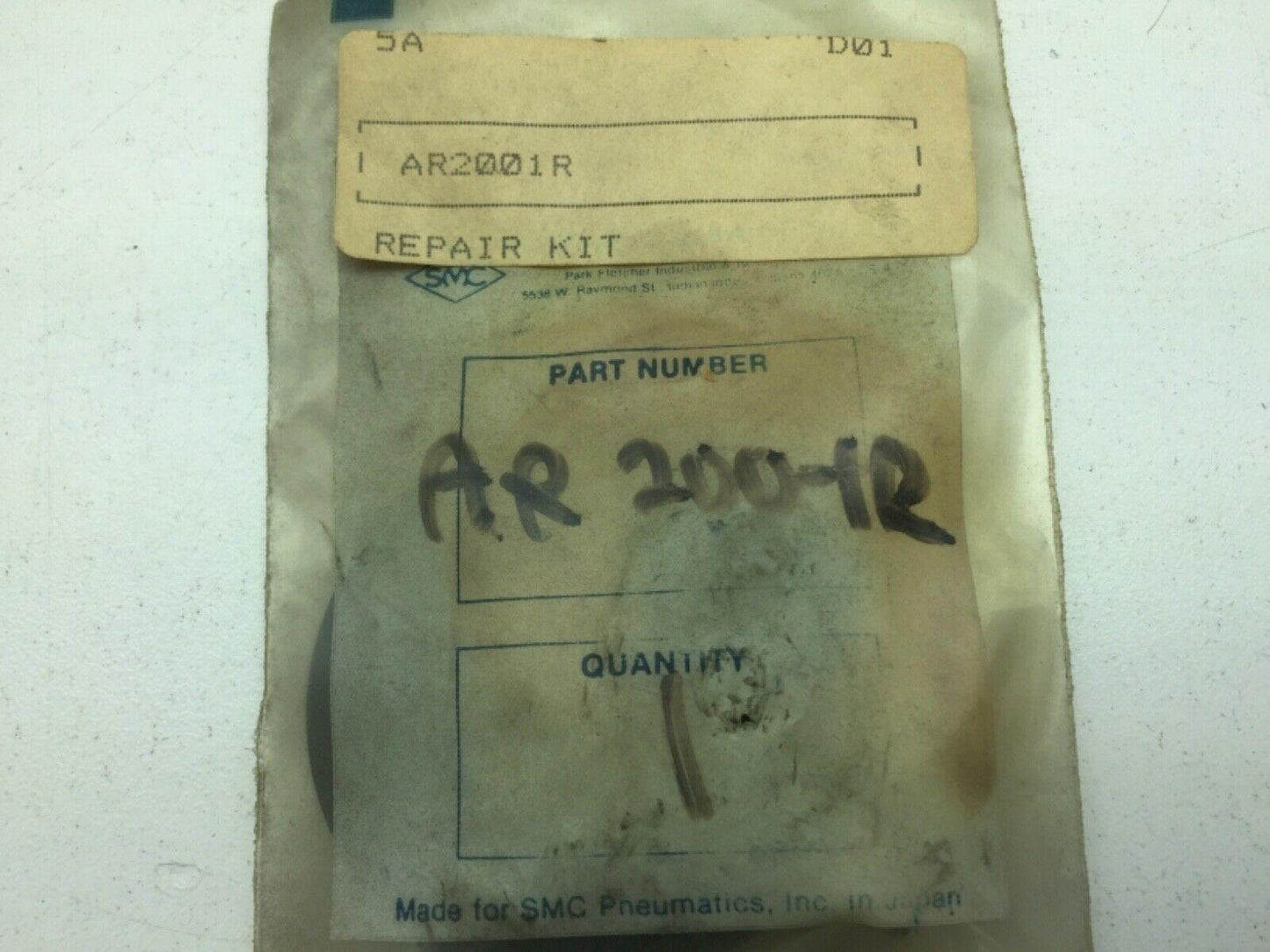SMC AR200-1R Regulator Repair Kit LOT OF 4