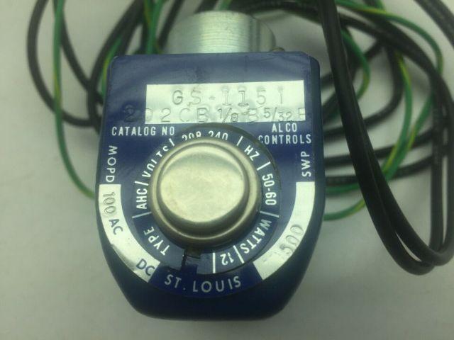 ALCO CONTROLS 202CB 1/8-B-5/32B GS1151 SOLENOID VALVE