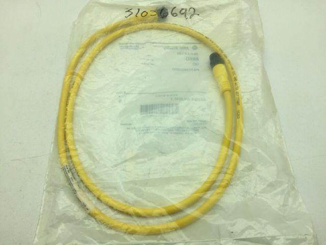 Allen-Bradley 889D-F-4HJDM-1 4 Pin DC Micro 3.3' Patchcord LOT OF 2
