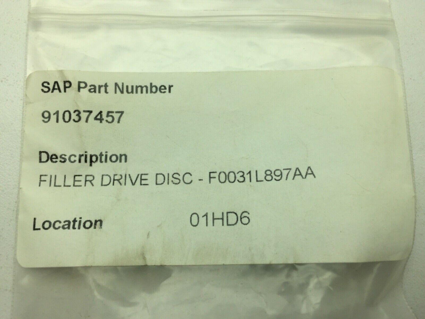 Angelus Can Seamer 31L897 Filler Drive Disc 31L897AA
