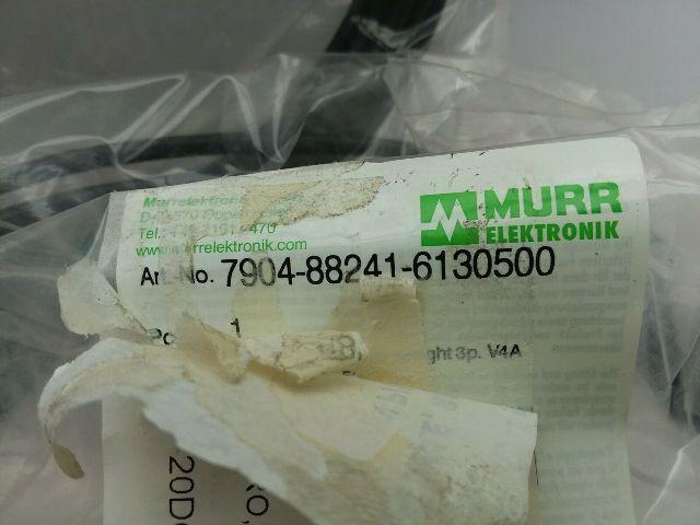 Murr Elektronik 7904-88241-6130500 Electrical Cable Cord M8-M12 5 Meter LOT OF 2
