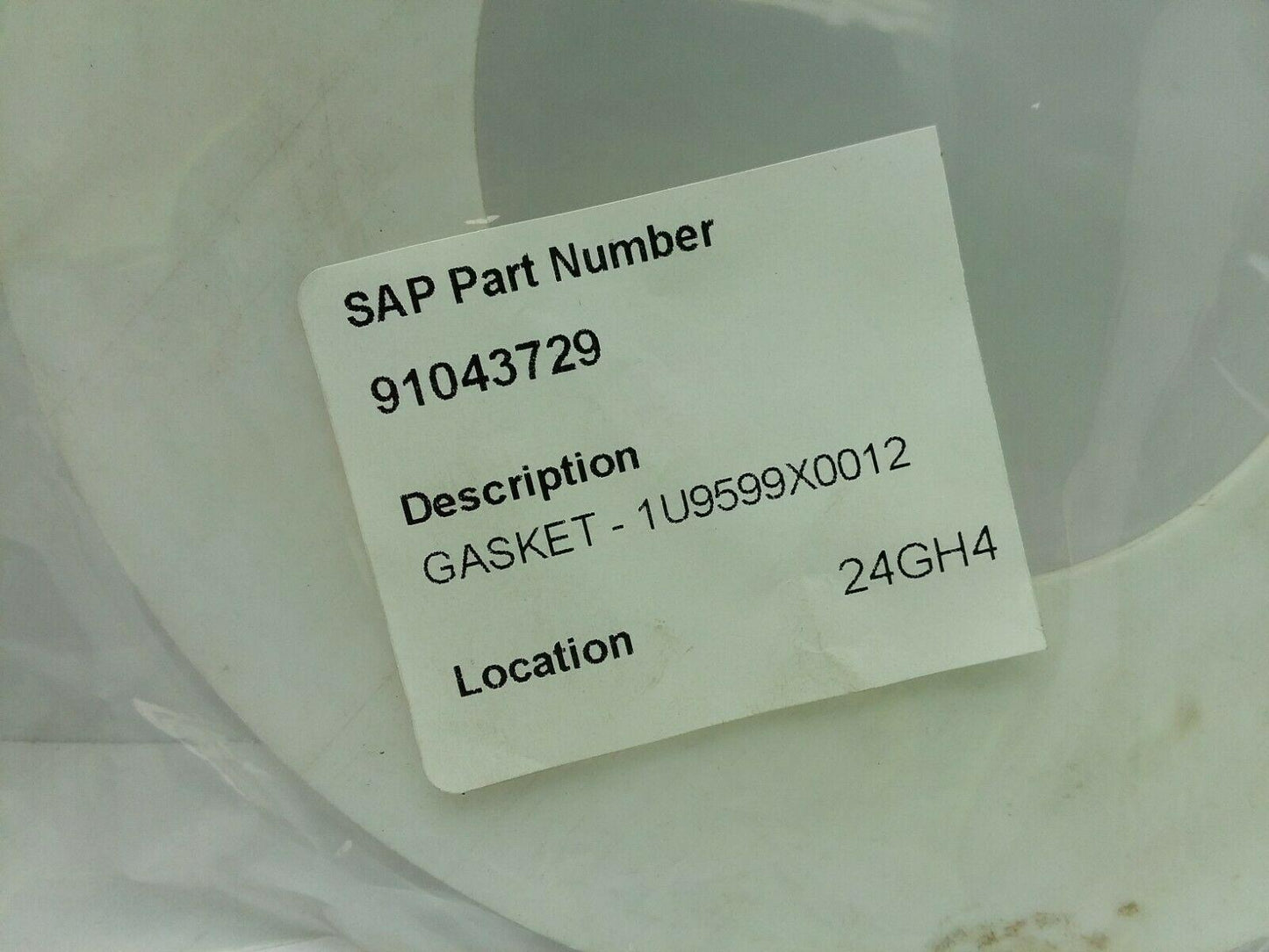 Fisher 1U9599X0012 Gasket LOT OF 2