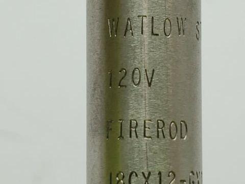Watlow Firerod J8CX12-GX2J Firerod Cartridge Heater 120 Volt 500 Watt Lot of 3
