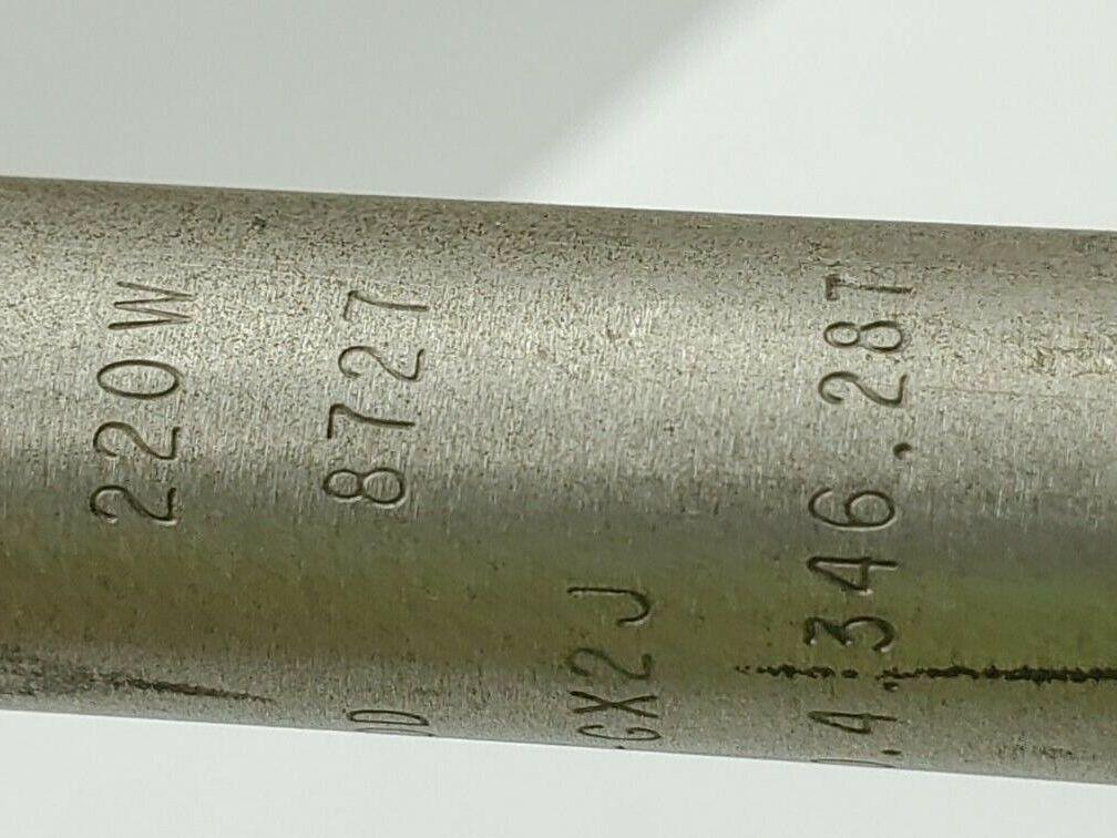 Watlow Firerod J8CX9-GX2J Firerod Cartridge Heater 120 Volt 220 Watt LOT OF 2
