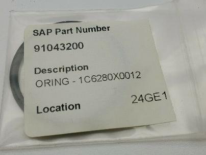 Fisher 1C6280X0012 O-Ring LOT OF 6