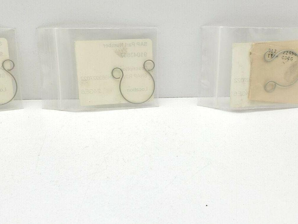 Fisher 1H863927022 Snap Rings LOT OF 3
