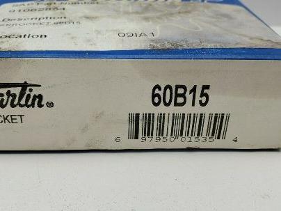 Martin 60B15 Sprocket #60 x 3/4" Bore 15Teeth LOT OF 3