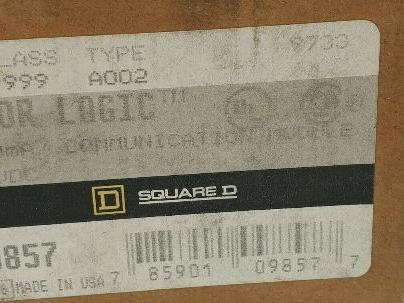 Square D 9999 AOO2, 4-20mA Communication Module Motor Logic 24vdc