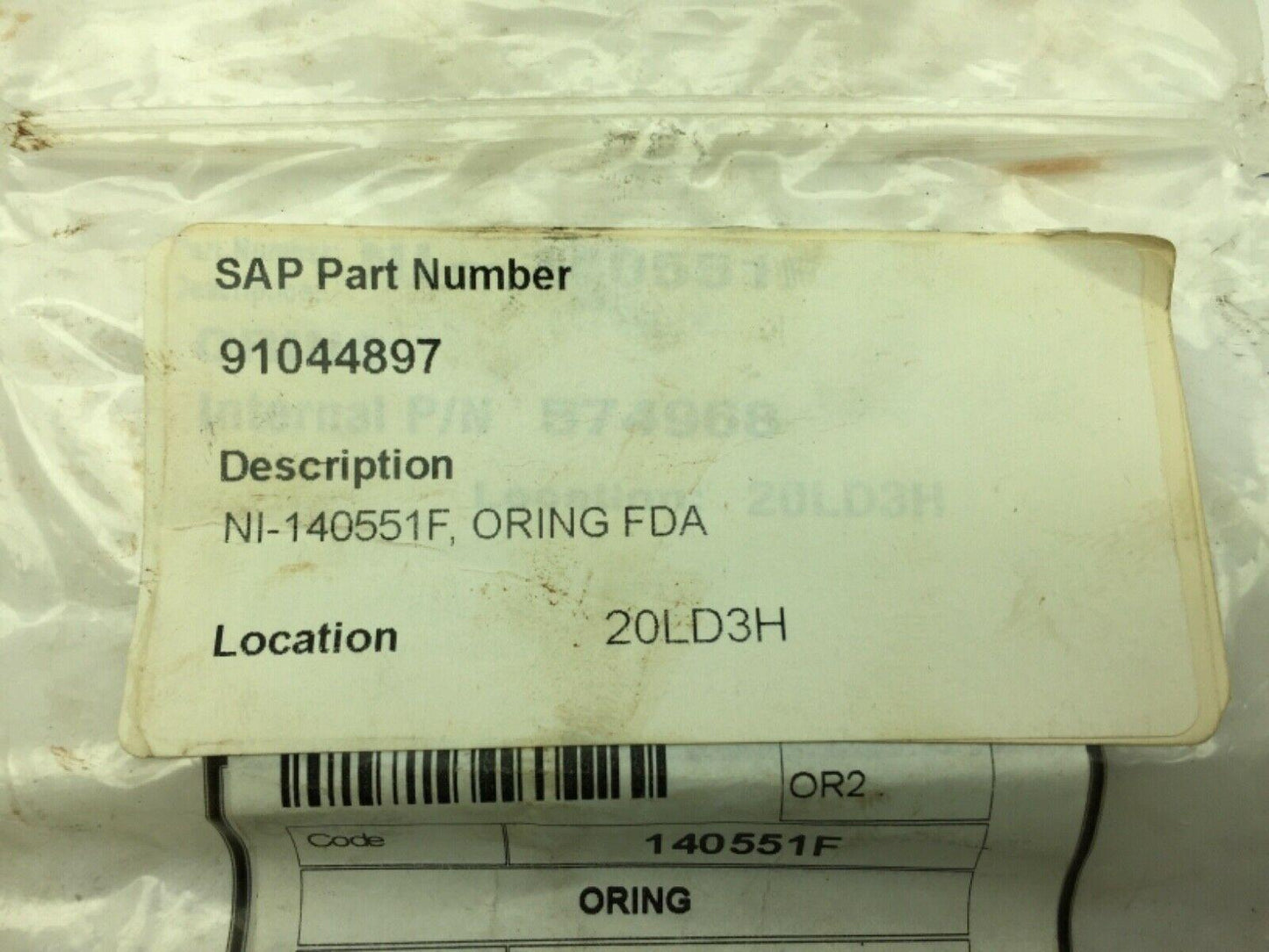 GEA Niro Soavi 140551F O-Ring LOT OF 7
