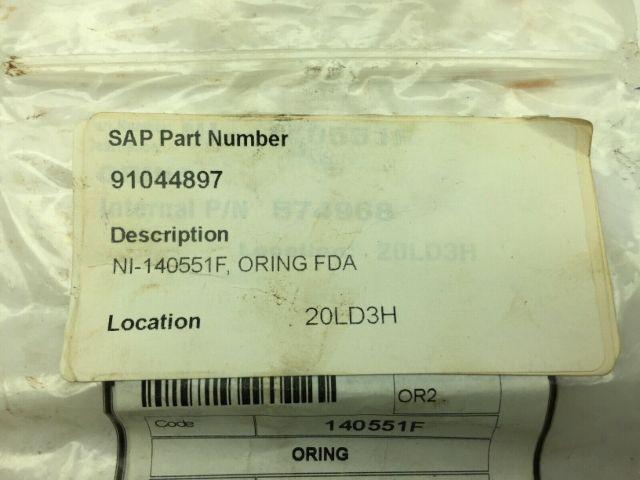 GEA Niro Soavi 140551F O-Ring LOT OF 7