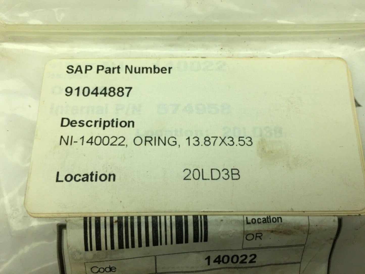 GEA Niro Soavi 140022 O-Ring 13.87X3.53 LOT OF 13