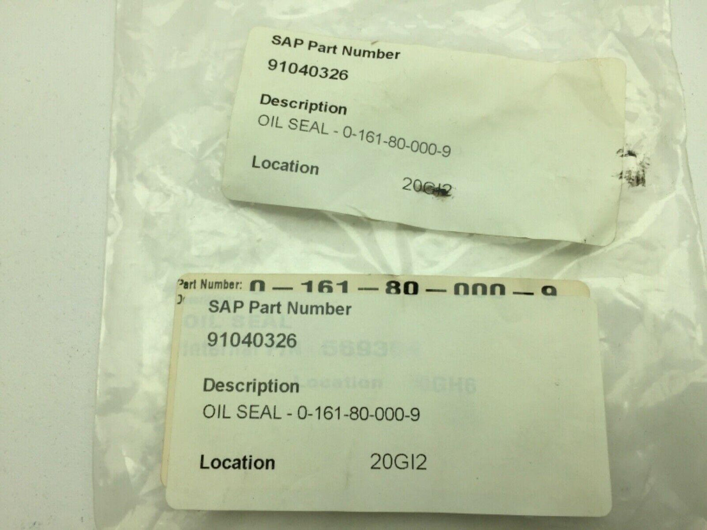 Krones 0-161-80-000-9 Shaft Seal LOT OF 2