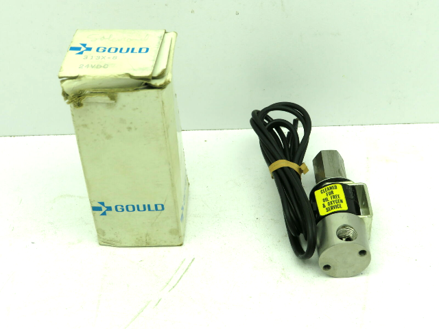 Gould Allied Control 313X-8 Solenoid Valve 24VDC Oxygen