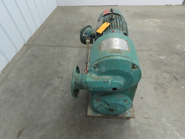 Tri Clover PRED125 3M UH4SL S Positive Rotary Pump Stainless 5Hp 3PH 230/460V