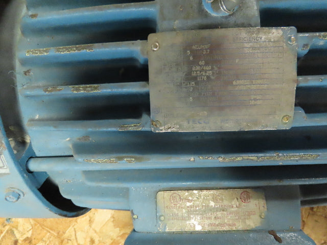 Chemineer 21HDT-5 Agitator Mixer Gear Drive Model 20 HT 5Hp 230/460V 56-28 RPM