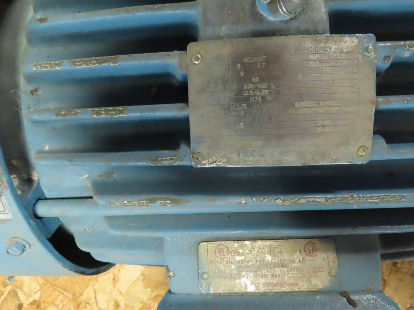 Chemineer 21HDT-5 Agitator Mixer Gear Drive Model 20 HT 5Hp 230/460V 56-28 RPM