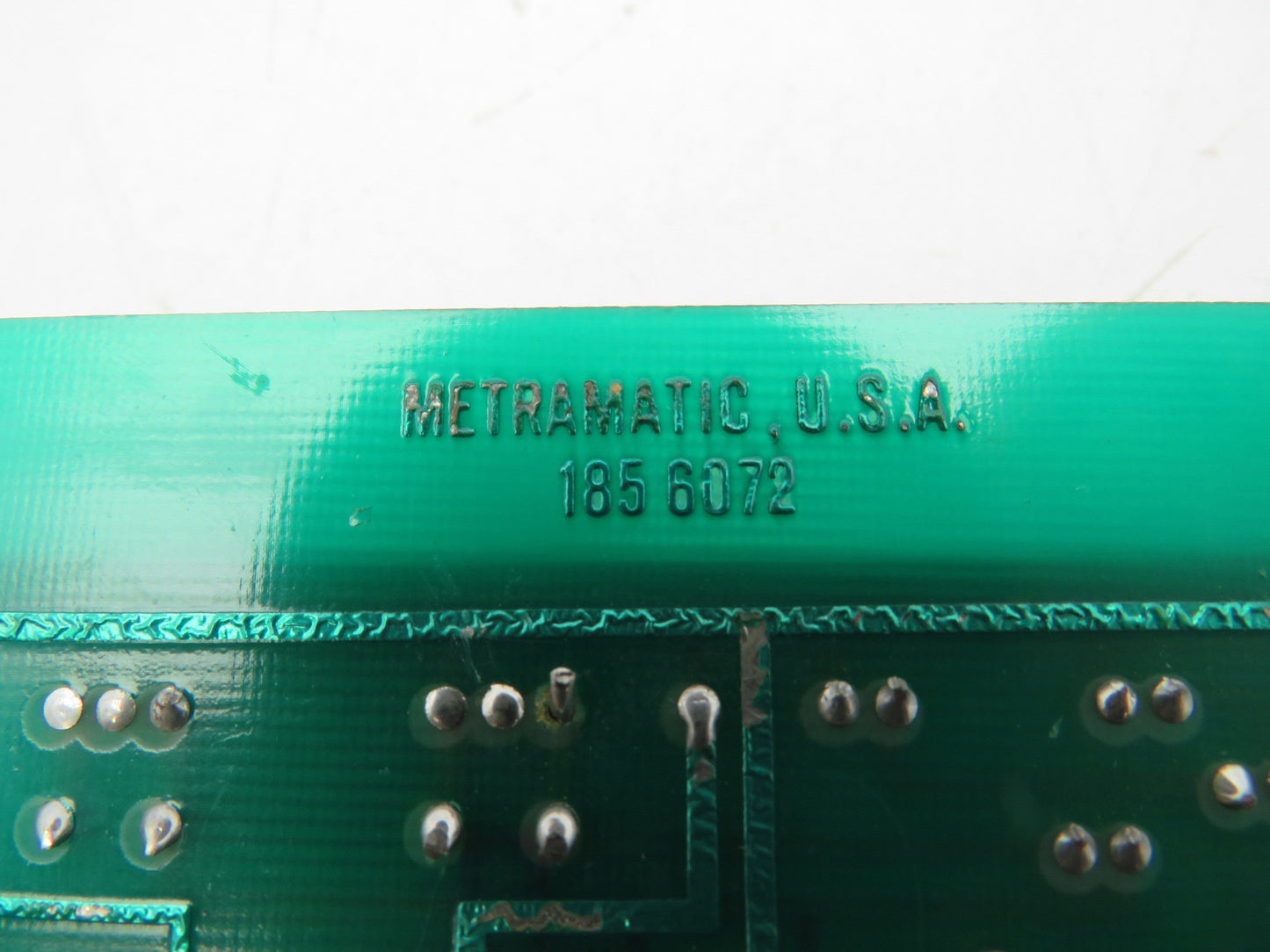 Metramatic Hi-Speed 185 6072 Control Circuit Board Switch Board 185-6072