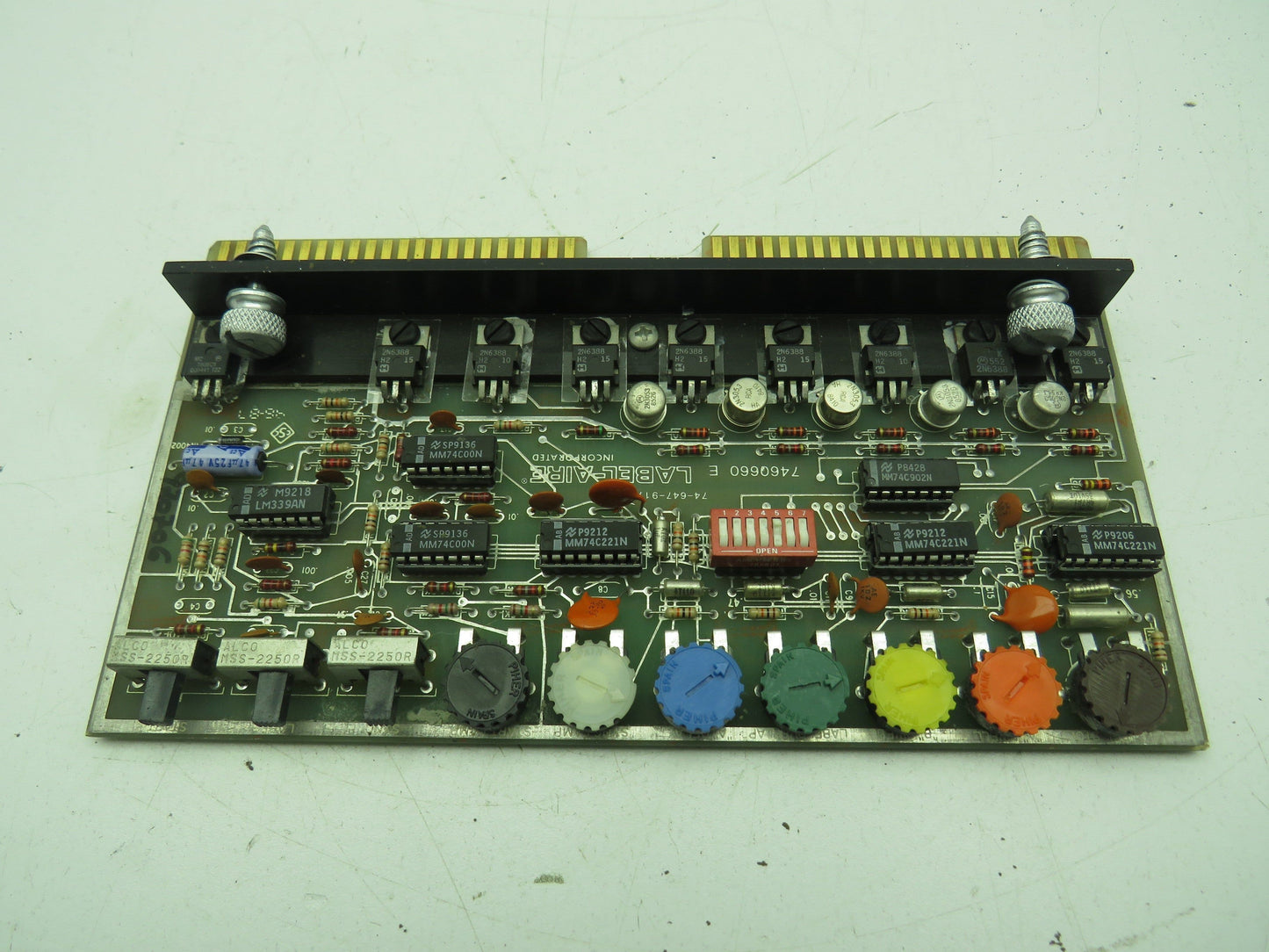 Label-Aire 7460660 Label Head Control Circuit Board Card 74-647-91A