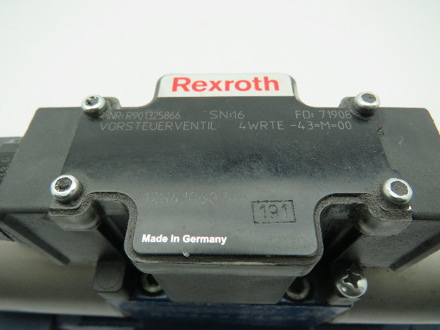 Rexroth 4WRTE16V200L-46/6EG24EK31/AIM Hydraulic Directional Valve R900975264