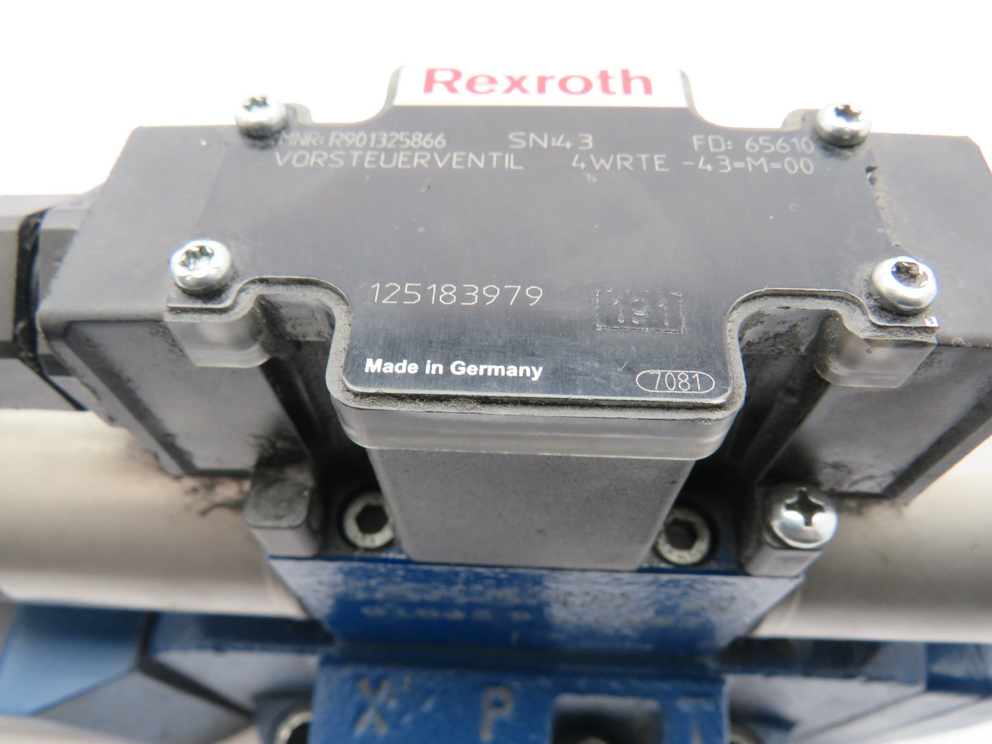Rexroth 4WRTE16V200L-46/6EG24EK31/AIM Hydraulic Directional Valve R900954276