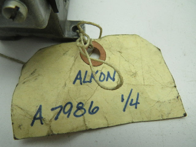 Alkon A-A7986 14 DC:013098 Pneumatic Valve 5 Port 1/4" NPT Pilot Actuated