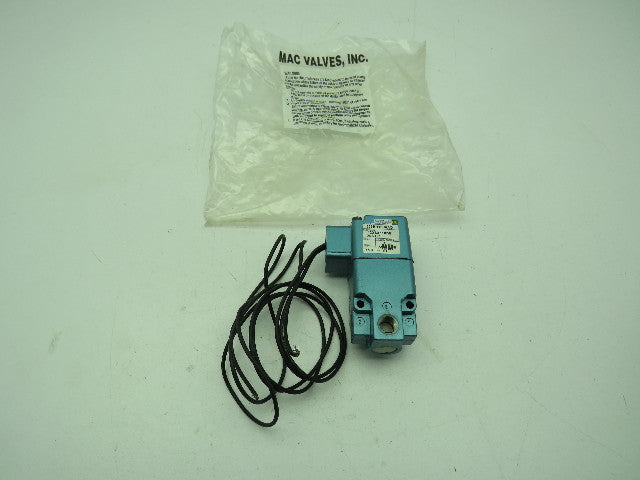 MAC 225B-110CAAD Solenoid Poppet Valve 24 VDC 15W 1/4" NPT