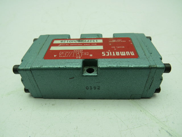Numatics 152PP4000012B Solenoid Valve Replacement 150PSI Series 15