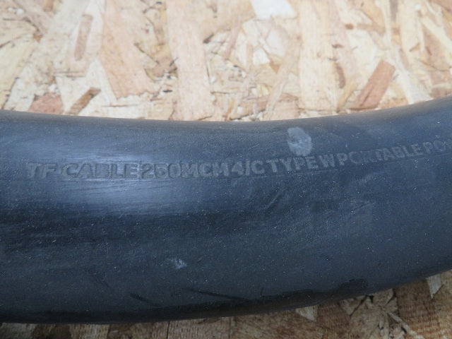 TF Cable 250 MCM 4/C Type W Portable Power Cable 2000V 17' Long 90C Wet Or Dry