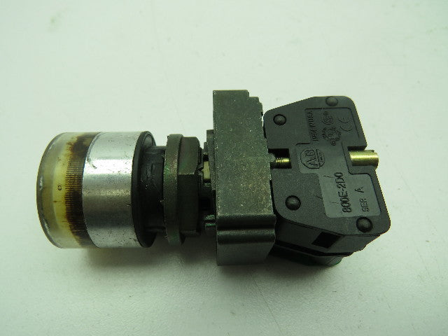 Allen Bradley White Flush Push Button Ser A 800E-2D0 N.O. 800E-2X10 Lot of 6