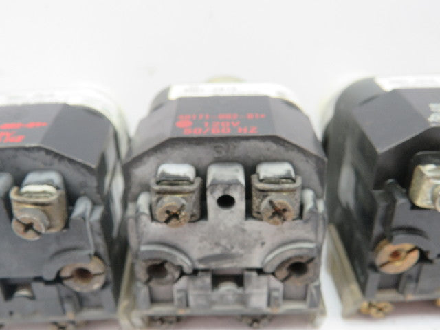 Allen Bradley 800T-PB16 Illuminated Push Button Ser T 120V WHITE NO/NC Lot of 5