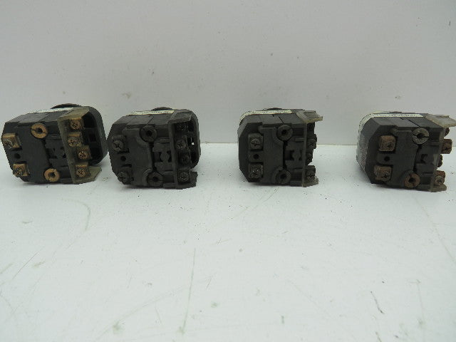 Allen Bradley 800T-PT16 Illuminated Push Button Ser T 120V WHITE NO/NC Lot of 4