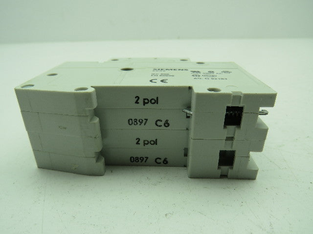 Siemens 5CX2 C6 480V Circuit Breaker 2 Pole Lot Of 7