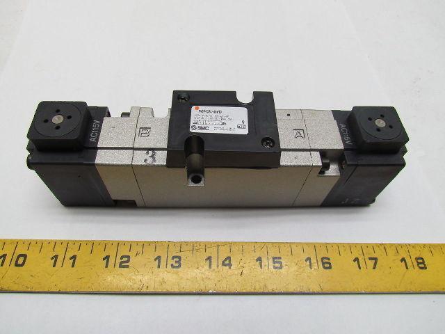 SMC NVSP4326-0009D Valve Solonoid Pilot Valve 110VAC 4/5 Port