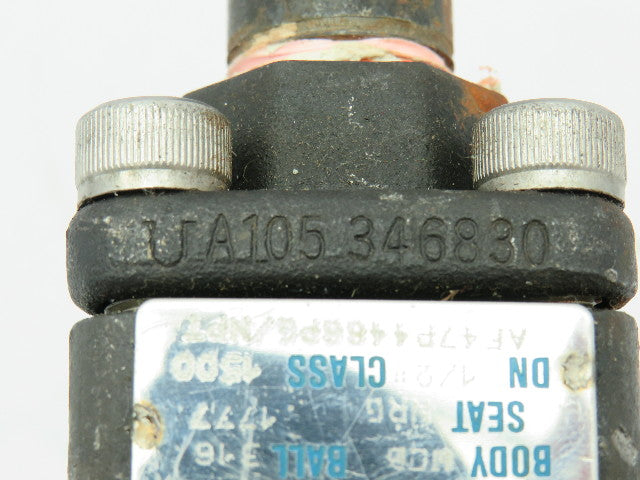 Habonim Stainless Ball Valve Steel Body 1/2" NPT Class 1500