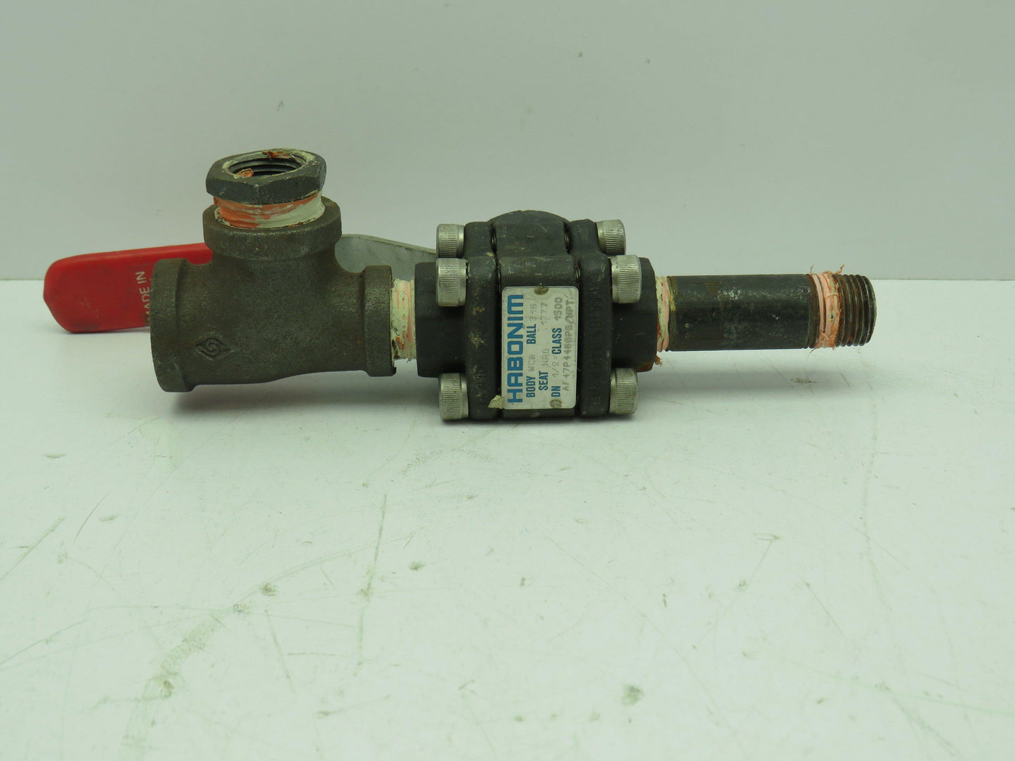 Habonim Stainless Ball Valve Steel Body 1/2" NPT Class 1500