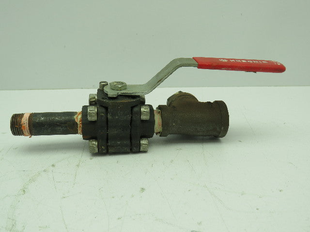 Habonim Stainless Ball Valve Steel Body 1/2" NPT Class 1500