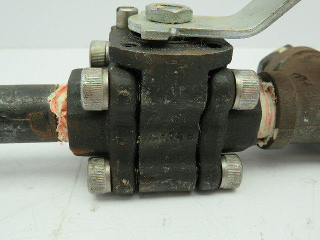 Habonim Stainless Ball Valve Steel Body 1/2" NPT Class 1500