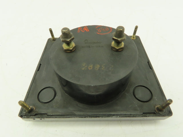 Simpson Model 1359 AC Amperes Panel Meter 0-800 Amp LOT OF 2