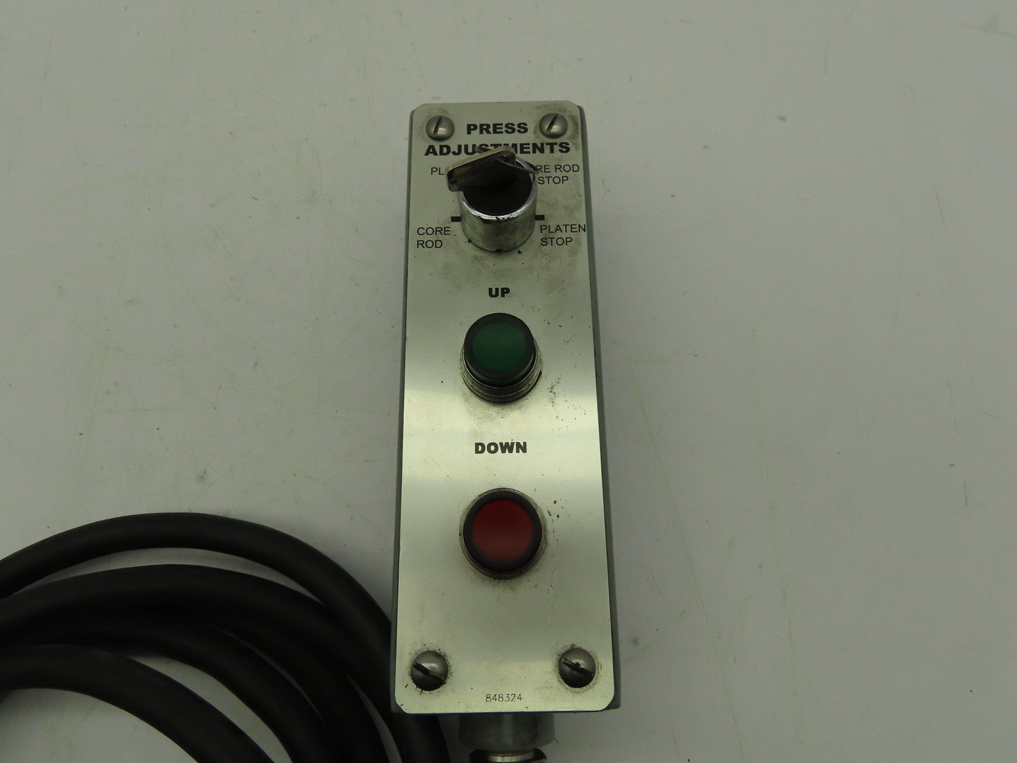 Press Adjustments 2-Station Pendant Controller Up/Down Rod/Platen Start/Stop