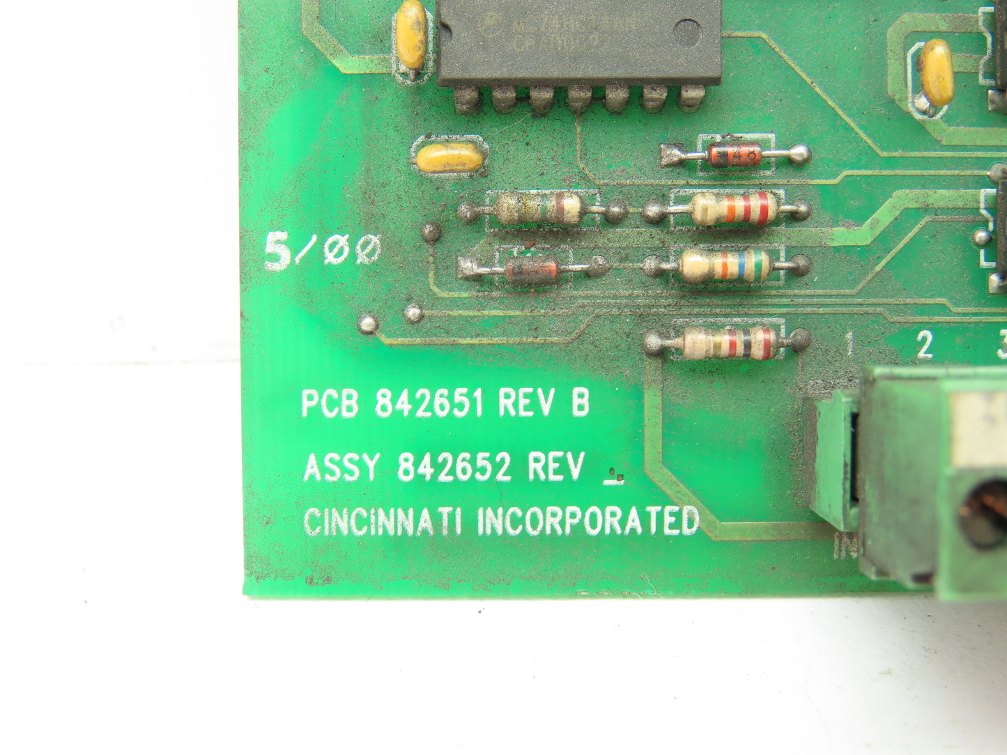 Cincinnati PCB 842652 REV B Circuit Board Card 842652