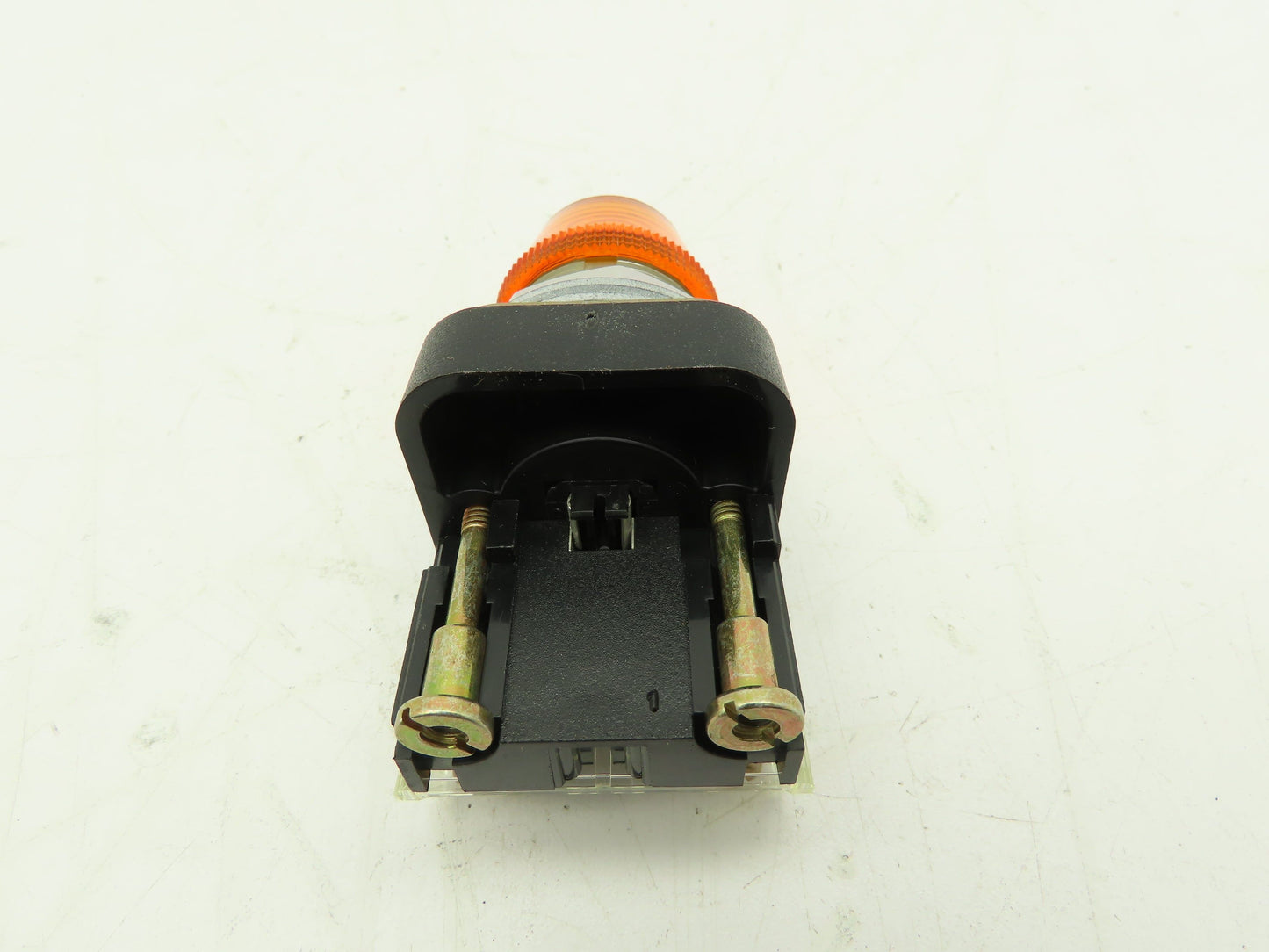 Allen Bradley 800T-R10 Pilot Light 120V 30mm AMBER Ser N Neon Type LOT OF 2