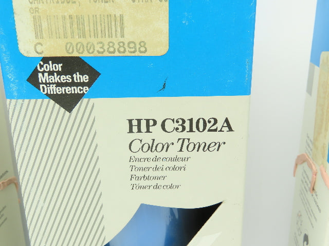 Hewlett Packard C3102A HP Color LaserJet Printer Color Toner Lot of 6