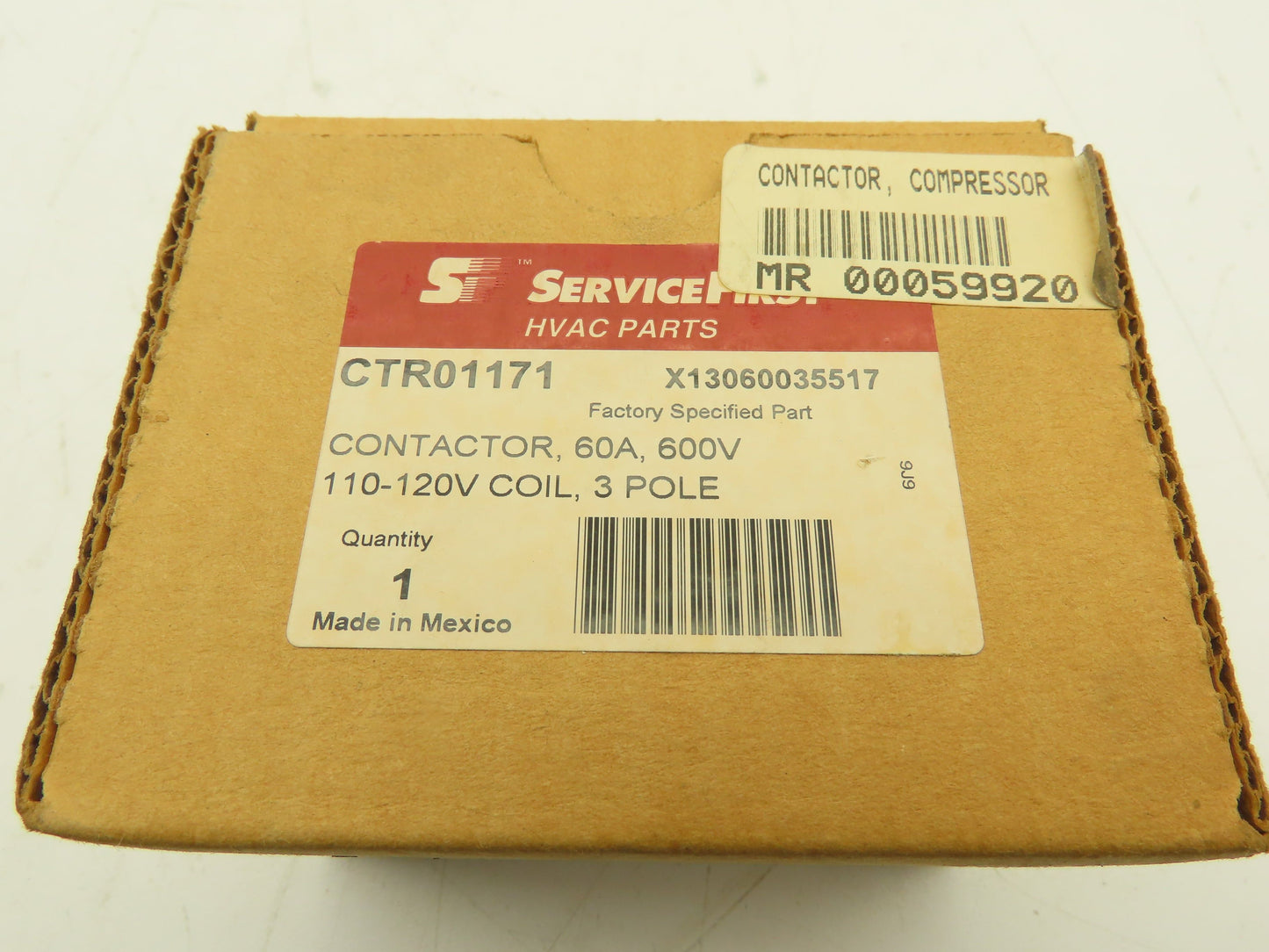 Furnas 42EF35AFAIM Definite Purpose Contactor 60A 600V Coil 110/120V 50/60Hz