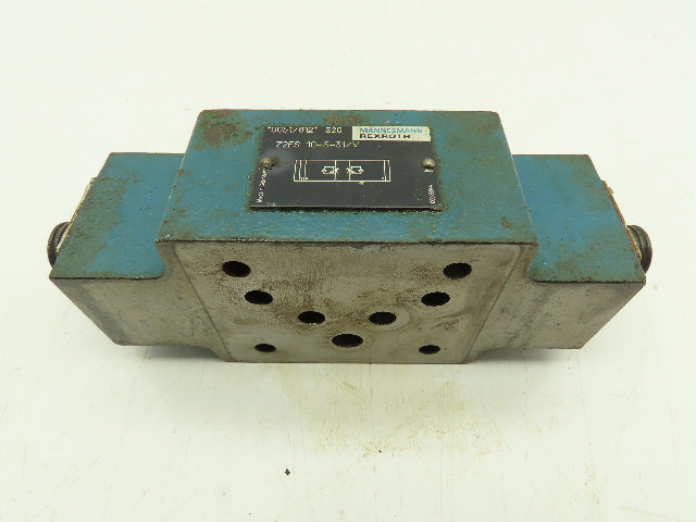 Rexroth Z2FS 10-5-31/V Hydraulic Throttle/Check Sandwich Valve Z2FS 10 LOT OF 2