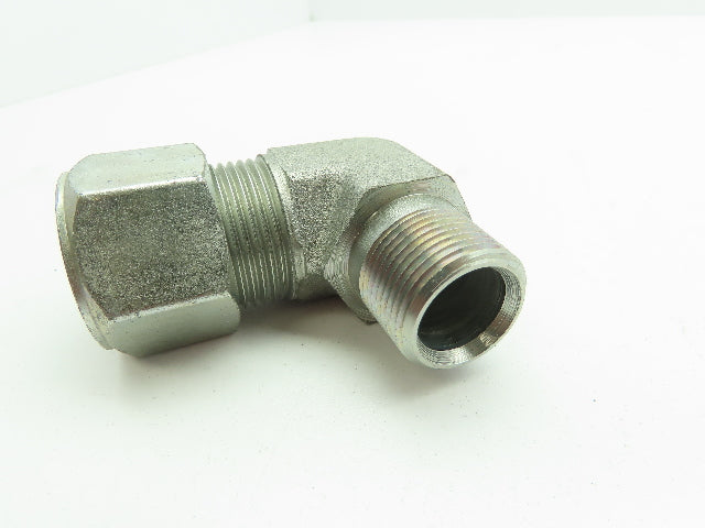 Parker 16-12 CBU-S Ferulok Steel 90 Deg Male Elbow 1" Tube x 3/4" NPT LOT OF 2