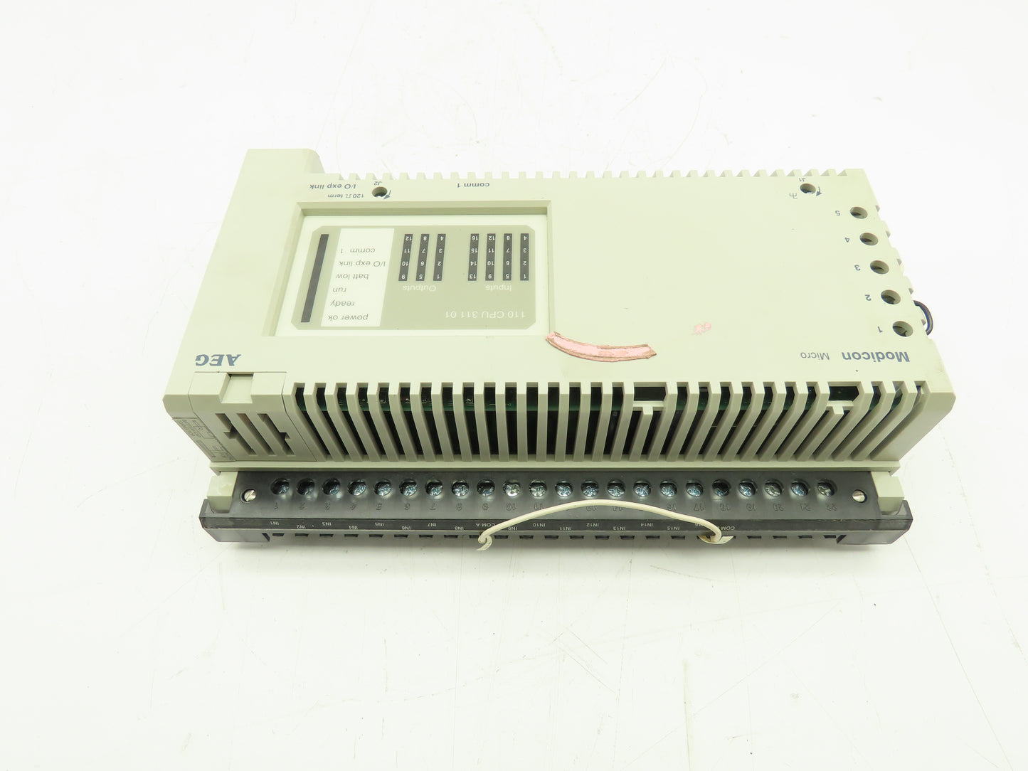Modicon 110 CPU 311 01 MICRO CPU AC PS AC I/O 115V Controller
