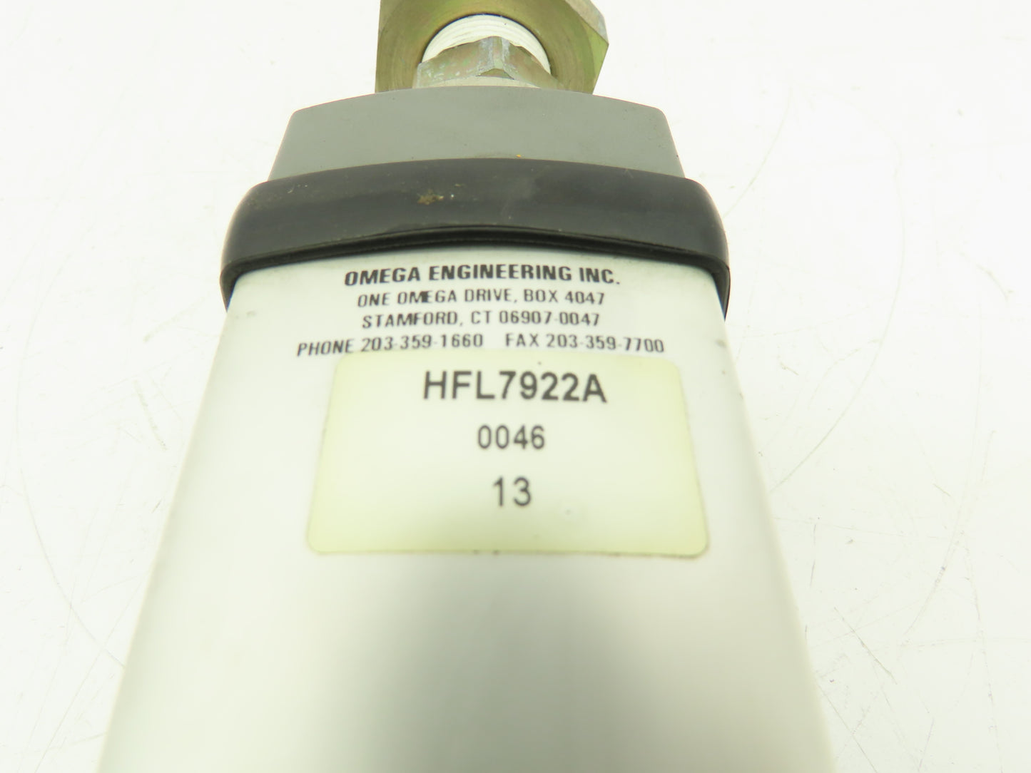 Omega HFL7922A In-line Flowmeter SCFM 70 Deg F 1000 PSI Max HFL